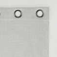thumbnail image 5 of Sun Zero Channing Grid Texture Draft Shield Fleece Insulated 100% Blackout Grommet Curtain Panel, 50X84, Pearl, 5 of 10