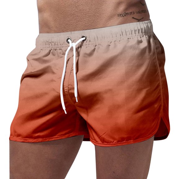 Kcolen Mens Swim Trunks 7 Inch High Stretch Swim Shorts Men Loose Funny Mens Swim Trunks Summer Beach Swimwear