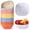Multicolor, variant on 6 Pack 4.5oz Eco Wheat Straw Mini Dipping Bowls, Unbreakable Multi-Color Plastic Ramekins, Reusable Sauce Cups for Ketchup, Condiments & Mini Desserts