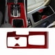 thumbnail image 5 of 6Pcs Red Carbon Fiber Interior Gear Shift Cover Trim Set, 5 of 5