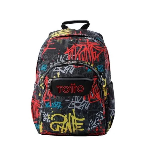 Mochila Escolar Grande para Niño Porta Laptop 14 Repelente a Líquidos | 20 L ACUARELA TOTTO