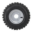 thumbnail image 2 of Rubber ATV Tyre, Robust Ply Structure M8x3 Bolts Fixation Impact Proof 13x4.1-6 13 Tire Excellent Grip with Aluminum Alloy Rim for Mini Bike, 2 of 7