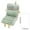 Green, variant on Office Chair Cushion with Lumbar Support, Memory Foam Seat & Backrest Pad for Long Sitting, Ergonomic Desk Chair Cushion for Home Office, Car, Gaming Chair - Breathable & Non-Slip