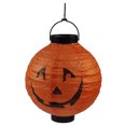 thumbnail image 1 of ZAXARRA Halloween Paper Lantern LED Lights Pumpkin / Spider / Castle / Skull / Bat Print Room Decoration, 1 of 8