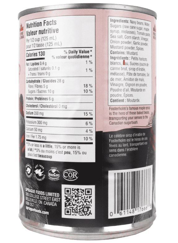 Sprague Sugarbush Baked Beans with Maple Syrup