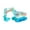 Blue, variant on Movable Arm​​ Transparent Gear Excavator Toy Light Sound Effects Engineering Simulation Model​ Tracked Wheels​​