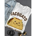 thumbnail image 3 of Tacogato Cat Taco T-Shirt Women -Smartprints Designs, Female XX-Large, 3 of 4