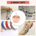 thumbnail image 2 of DIY Making Bead Spinner Holder Gem Workshop Wooden Crafting Project Stringing with Big Eye Needle Gifts, 2 of 8