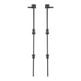 thumbnail image 5 of 2Pcs Black Heavy Duty Gate Latches Bolt Drop Rod for Gate Iron Double Gate Latches, 5 of 9