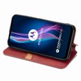 thumbnail image 2 of Étui pour Motorola MOTO One Fusion Plus, Portefeuille à Rabat Magnétique Protecteur - Rouge, 2 of 5