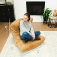 thumbnail image 3 of Big Joe Roma Bean Bag Chair, Rustic Tan Vintage Suede, 3 feet, 3 of 9