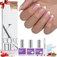 thumbnail image 1 of Uñas BtartBoxNails XCOATTIPS French Short Almond Gel, 1 of 7