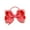 Watermelon Red, variant on Colorful Elastic Hair Bows Ponytail Holders for Baby Girls, & Toddlers. 16 Colors, +Grograin, Comfortable Fit