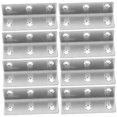 thumbnail image 4 of Minkissy 8Pcs Metal Corner Braces Silver Versatility In Various Scenarios For Cabinet, 4 of 8