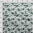 thumbnail image 3 of oneOone Viscose Chiffon Green Fabric Floral & Craft Projects Decor Fabric Printed By The Yard 42 Inch Wide, 3 of 5