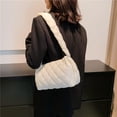 thumbnail image 3 of Quilted Puffer Handbag Padded Puffy Purse for Women Lightweight Cotton Padding Hobo Bag Shoulder Purse, 3 of 6