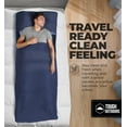 thumbnail image 5 of Outdoor Essentials Sleeping Bag Liner by Tough Outdoors - Lightweight Travel Sheets for Adults - Backpacking & Camping Sleep Sack, 5 of 5