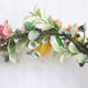 thumbnail image 3 of Lazos para el cabello - Diadema con corona de flores Diadema con corona de flores para el cabello Diadema con flores para novias Cinta para el pelo con corona para bodas, fiestas, disfraces de Hallow, 3 of 3