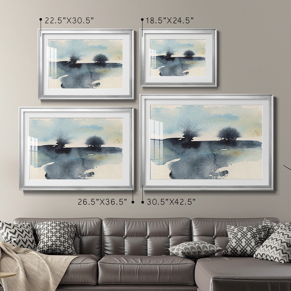 Upheval I Premium Framed Print - Ready to Hang