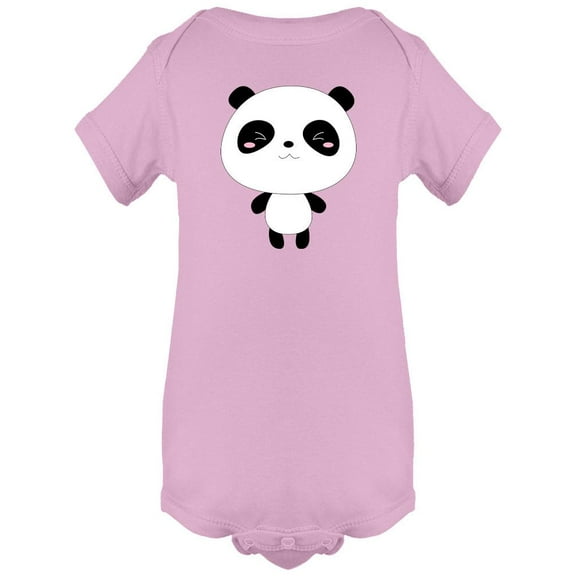 Cute Bear Panda Design Bodysuit Infant -Image by Shutterstock,  6 Months