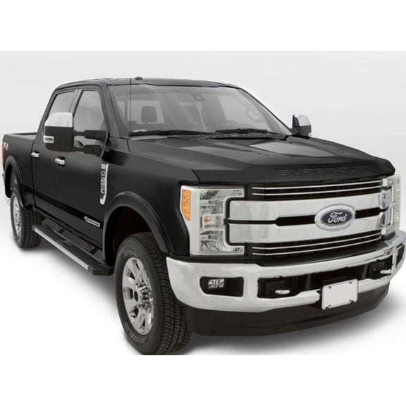 Bushwacker by RealTruck OE Style Factory Front & Rear Fender Flares | 4-Pc Black, Smooth | 20944-02 | Compatible with 2017-2022 Ford F-250 w/ 6.8' or 8.2' Bed, F-350 Super Duty w/ 8.2' Bed