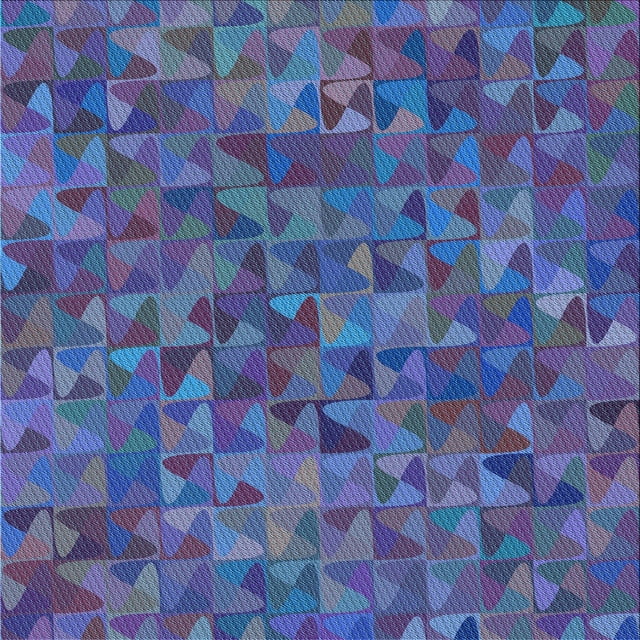 Ahgly Company Machine Washable Indoor Square Transitional Deep Periwinkle Purple Area Rugs, 4' Square