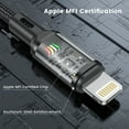 thumbnail image 2 of Cshidworld Paquete de 3 [Apple MFi Certificado] Cargador Lightning Cables (3/6/6 Pies), Cable de Carga Rápida de Nylon Compatible con iPhone 13/13 pro/12/11/11 Pro/X/XS Max/XR/iPad Air 2/Mini Airpods, 2 of 7