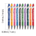 thumbnail image 2 of 10Pcs Inspirational Slogan Pen Fine Point Gel Pens Athletic Set Interesting Writing Pen Gel Ink Pen Ballpoint Pen, 2 of 8