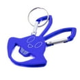 thumbnail image 2 of West Coast Paracord Double Sided Rabbit Carabiner & Bottle Opener - Aluminum Key Clip with Split Key Ring - Multiple Colors & Packs Available, 2 of 3