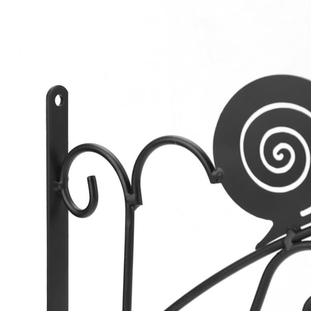 Soportes decorativos para colgar macetas de hierro forjado (caracol) Likrtyny Libre de BPA
