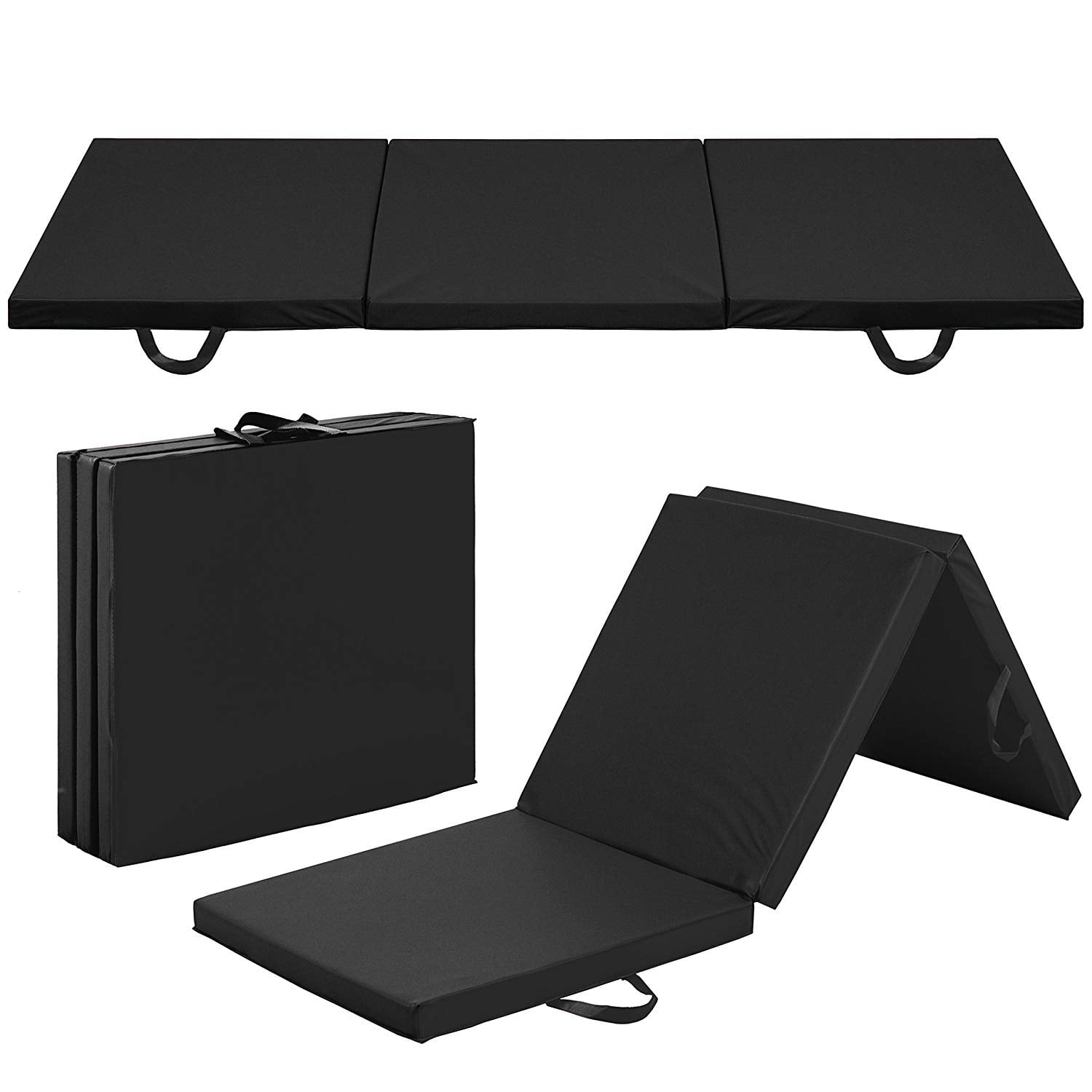 2&quot; Thick TriFold Folding Exercise Mat with Carrying