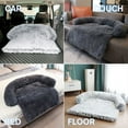 thumbnail image 5 of Calming Dog Bed Fluffy Plush Dog Mat for Furniture Protector with Removable Washable Cover for Large Medium Small Dogs and Cats, 5 of 9