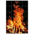 thumbnail image 1 of Picture-Tiles.com: Fire Ceramic Tile Wall Mural WAL500602-46XL. 48"W x 72"H using (24) 12" x 12" Ceramic Tiles-Satin Finish, 1 of 3