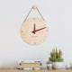 thumbnail image 3 of Reloj de pared de madera de 12 pulgadas, silencioso, decorativo, sin tictac. Estilo 5, 3 of 7