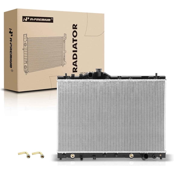 A-Premium Engine Coolant Radiator Assembly with Transmission Oil Cooler Compatible with Acura TL 1996 1997 1998 V6 3.2L, Replace# 19010P5G901