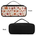 thumbnail image 6 of COEQINE Thanksgiving Maple Leaves Stethoscope Storage Bag Musical Note Nurse Pouch with Stethoscope Holder Storage Zipper Bags for Organizing Stethoscope Case for Nurse and Doctor, 6 of 7