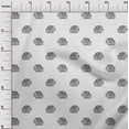 thumbnail image 2 of oneOone Viscose Jersey Fabric Elephant Block Printed Craft Fabric BTY 60 Inch Wide, 2 of 5