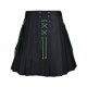 thumbnail image 4 of Hombres Cortos Pantalones Cortos Fastener Sólido Falda Plisada con Bolsillos Moda Casual, 4 of 6