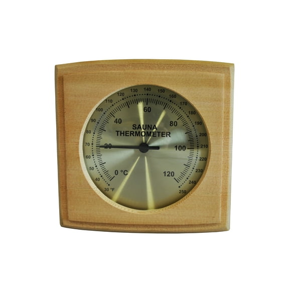Thermomètre Sauna en Cèdre - Cèdre Rouge Wester - C/F