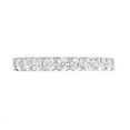 thumbnail image 3 of Unique Moments Women's 2.00 ct Round Lab Grown Diamond Eternity Ring Wedding Band 10KT White Gold, 3 of 5