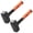 2 Packs 3.3lb, variant on 2 Packs 3lb Sledgehammer with 13 Inch long Fiberglass Handle, Drilling/Crack Hammer, No-Slip Rubber Grip, and Forged Steel Construction,(3-Pound Sledge), by GENHAKON