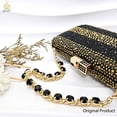 thumbnail image 3 of QSGFC-zapatos de tacón de alta calidad para mujer, bolso de diseño de moda italiana, Color negro y dorado, para fiesta de boda de Nigeria, 3 of 5
