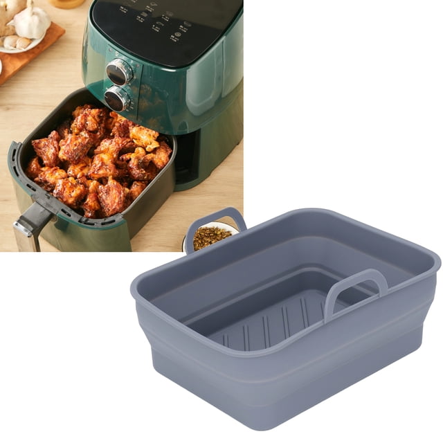 Bandeja rectangular del trazador de líneas de la olla de la freidora del silicón ANGGREK Otros