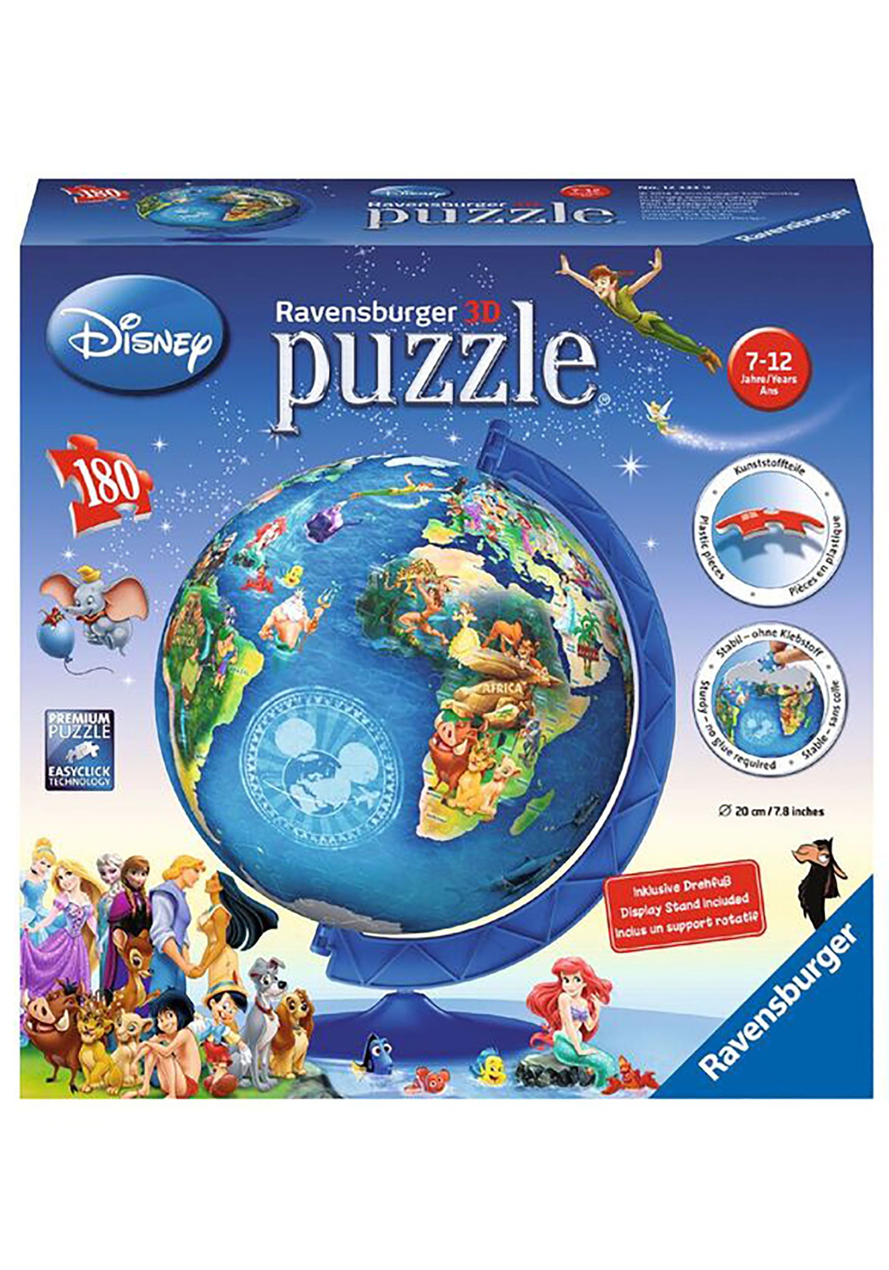 DISNEY Advent Calendario 3d Puzzle Palline & classica Puzzle 11676 RAVENSBURGER 
