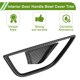 thumbnail image 5 of Cubierta del Tazón del Mango de la Puerta Interior Unique Bargains para Subaru Crosstrek 2024-2026 Marco de Decoración del Mango Interior Fibra de Carbono Negro ABS 1 set, 5 of 6