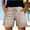 Beige, variant on Shorts for Women Bamboo Nodes Cotton Summer Casual Loose Elastic Waist Drawstring Lace Boho Beach Cover Up Shorts Womens Shorts Beige,M