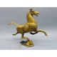 thumbnail image 1 of Bronze Horse Statue Horse Stepping Swallow Decorative Sculpture Feng Shui Animal Interior Small Statue Desk Home Decoration My Lux Decor Round, 1 of 6