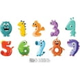 Numbers Fabric Wall Decals, Colorful Numbers from 0 to 9, Various Fun