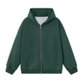 thumbnail image 2 of Women's 2026 Spring Zip Up Y2K Hoodies Long Sleeve Oversized Hoodie 2 Ways Zipper Sweatshirts Jackets with Pockets, 2 of 4