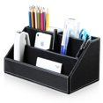 thumbnail image 1 of Organisateur de Bureau Multifonctionnel à 5 Compartiments (Noir), 1 of 5